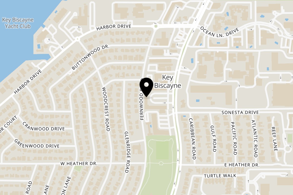 Map showing the location of NAHUEN Gourmet Market NAHUEN Key Biscayne on 260 Crandon Blvd in Key Biscayne